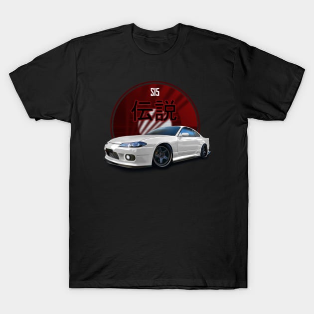 S15 JDM Silvia T-Shirt by hardtbonez